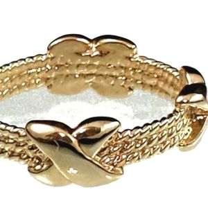Gold Cable Nautical Rope eternity Ring Sizes 6,8 Valentines Day